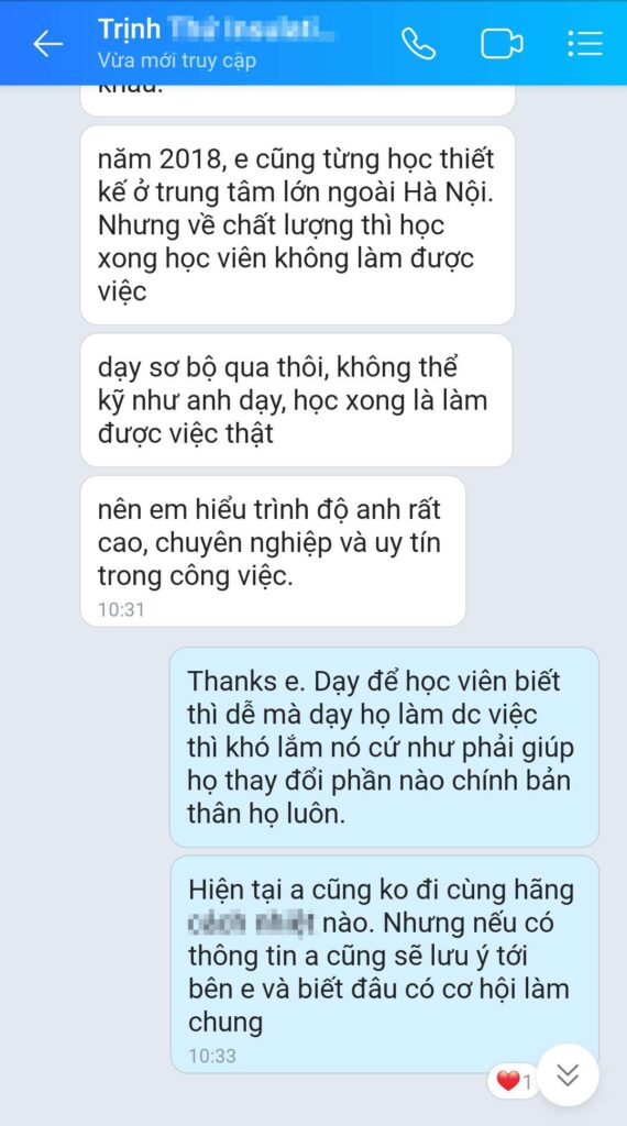 Cảm nhận về khóa học thiết kế hệ thống ĐHKK thông gió của KS Vương Cam - Online K11 (1)