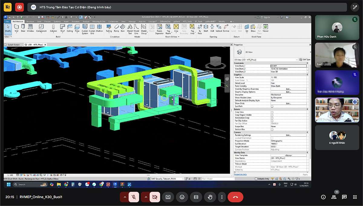 Khóa học BIM Revit MEP 2023