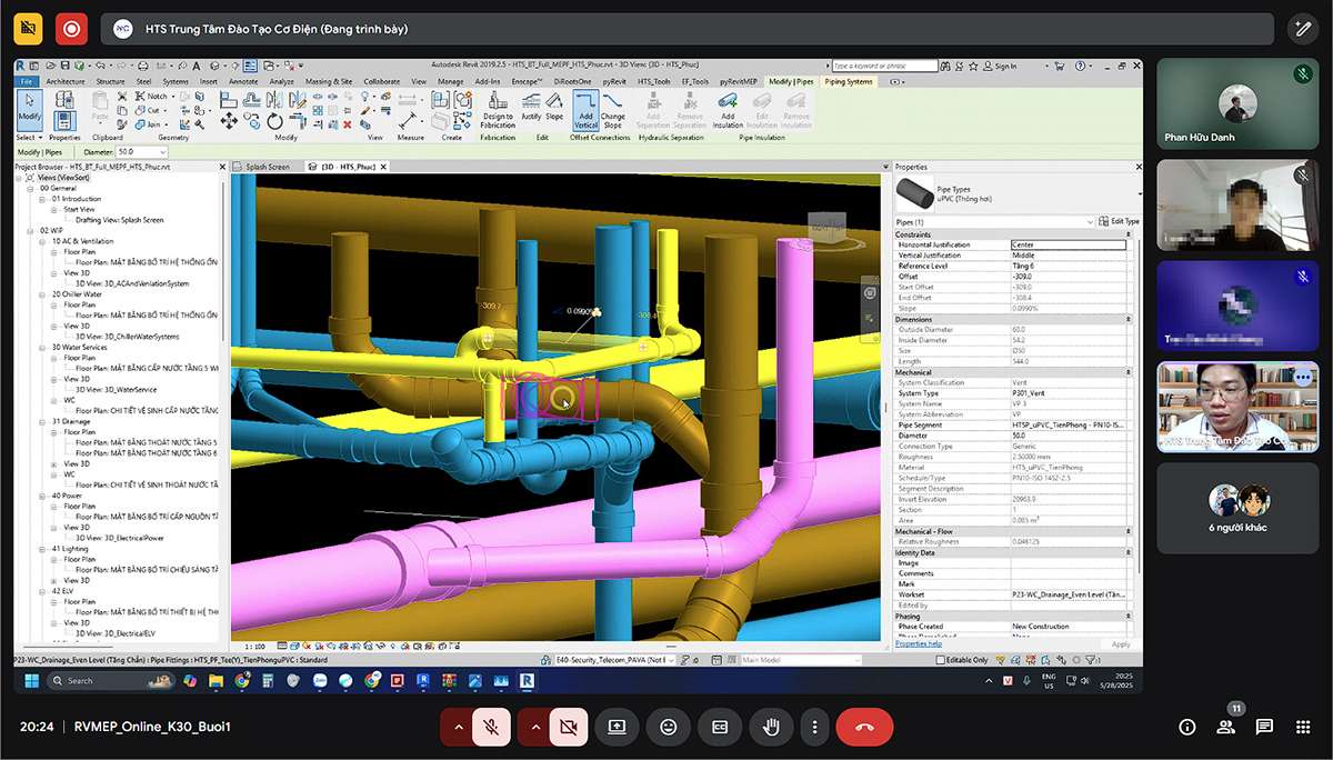 Khóa học Revit MEP HCM - Revit 2023