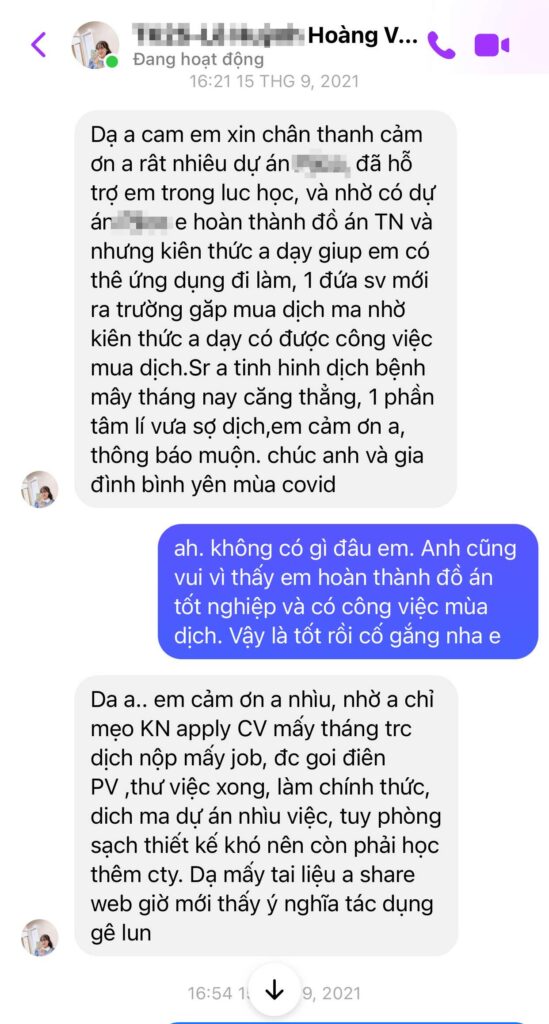 cảm nhận khóa học thiết kế hệ thống DHKK thông gió của Vương Cam - Offline K25