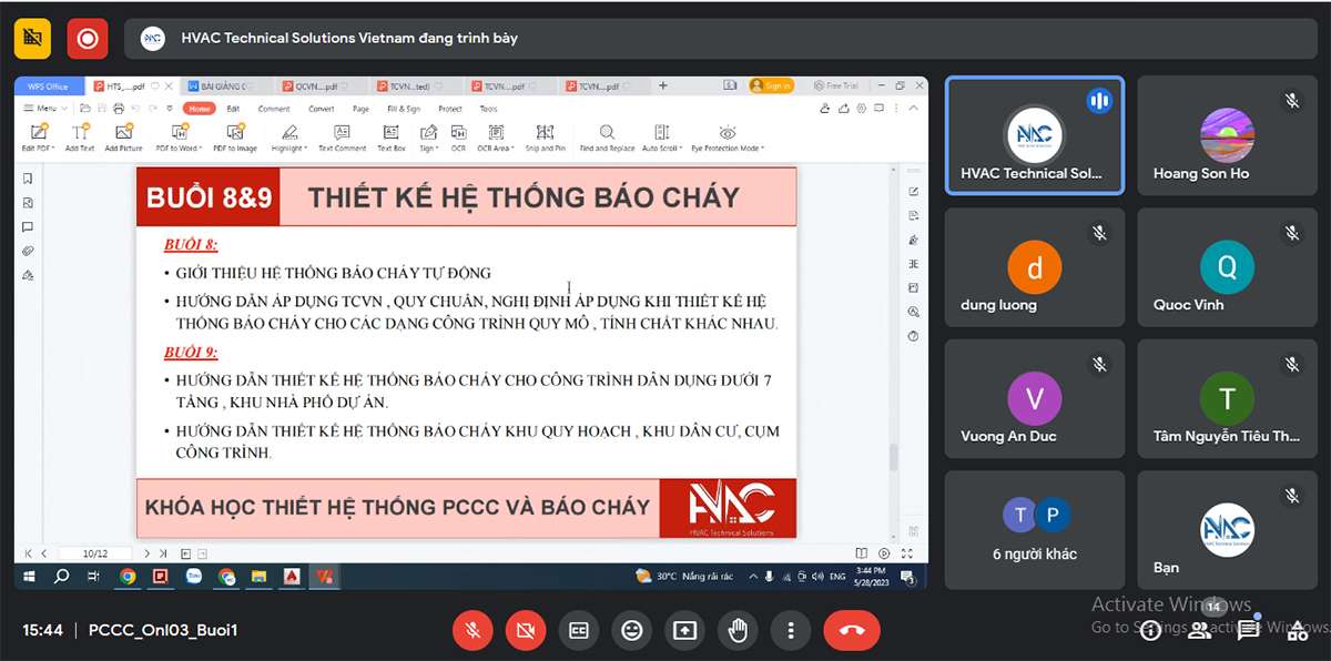 hướng dẫn thiết kế hệ thống PCCC và báo cháy theo quy chuẩn tiêu chuẩn hiện hành K03 (2) - Trung Tâm Đào Tạo Cơ Điện HTS