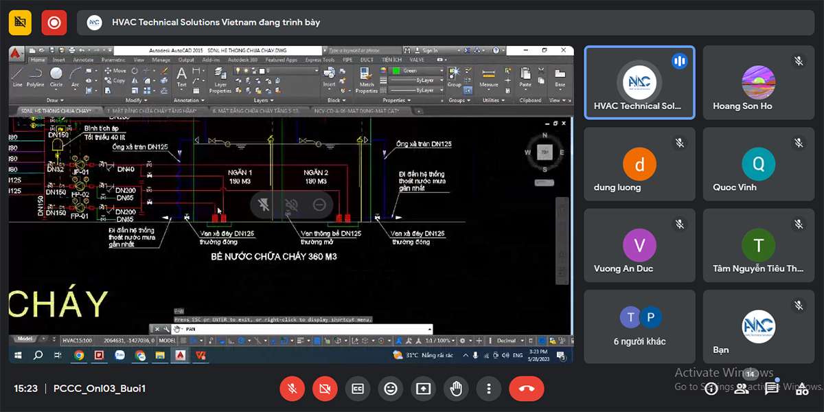 hướng dẫn thiết kế hệ thống PCCC và báo cháy theo quy chuẩn tiêu chuẩn hiện hành K03 (3) - Trung Tâm Đào Tạo Cơ Điện HTS