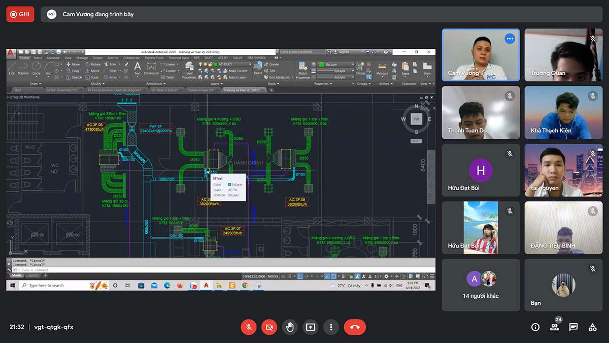 Khóa học kỹ sư shopdrawing MEP