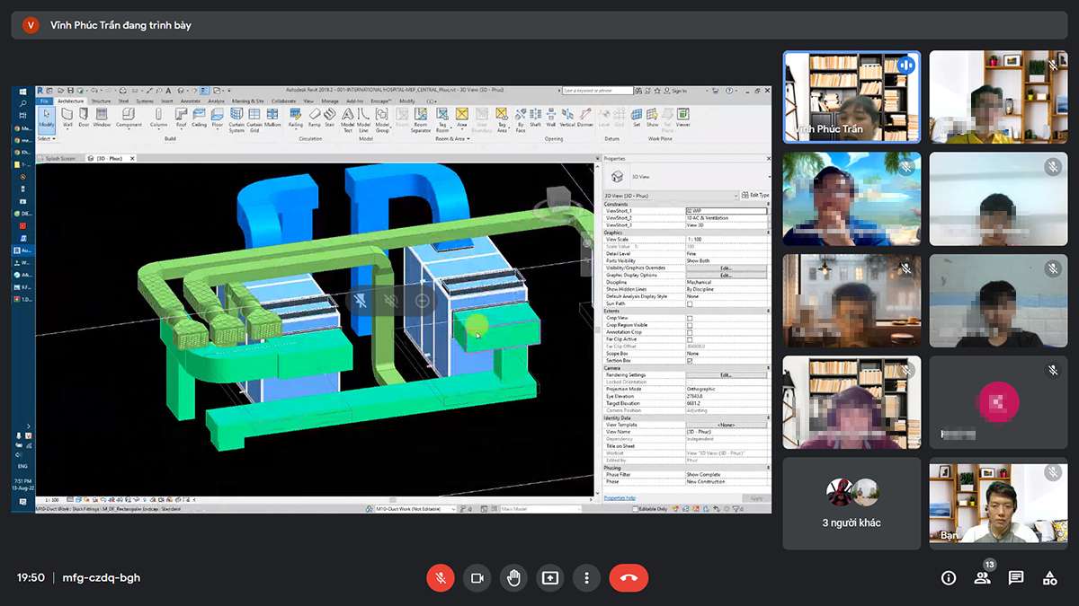 Học Revit hệ thống HVAC