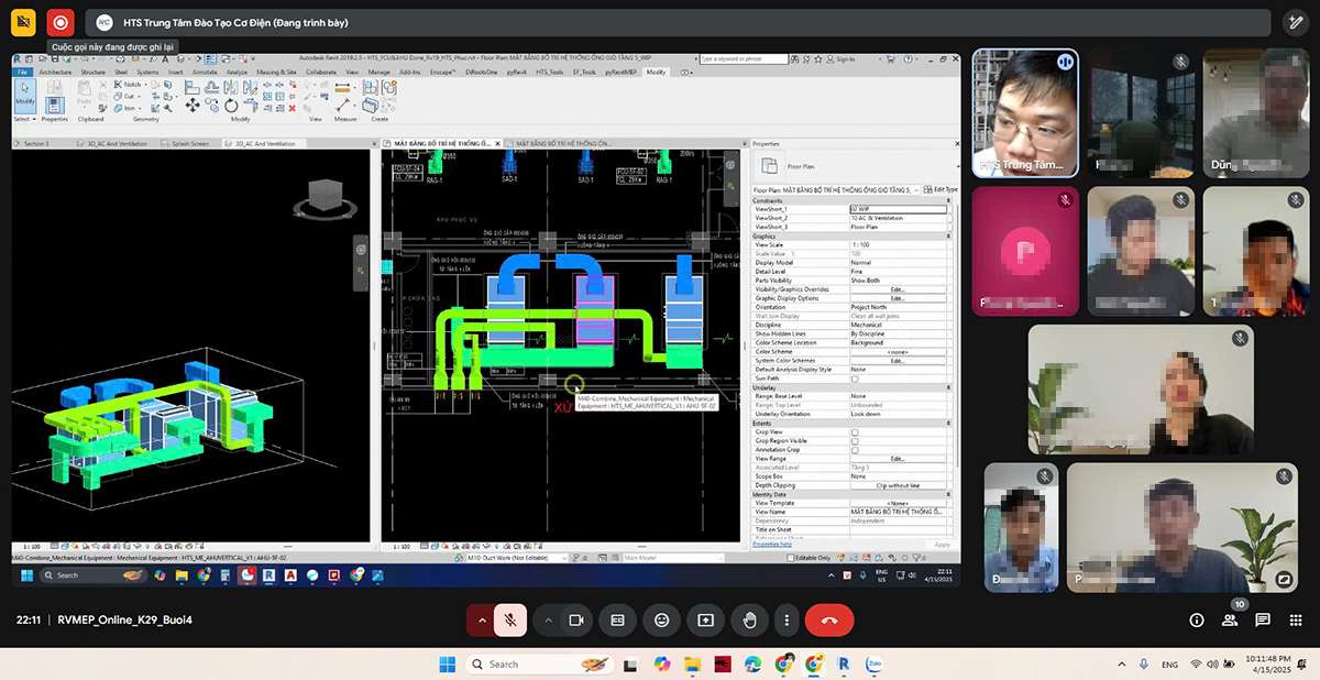Khóa học Revit MEP hệ thống CTN