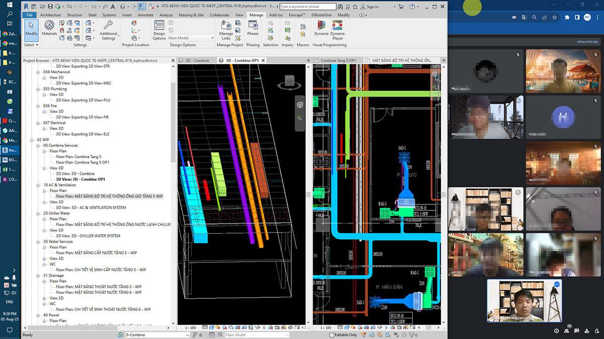 Khóa học Revit hệ thống điều hòa không khí thông gió
