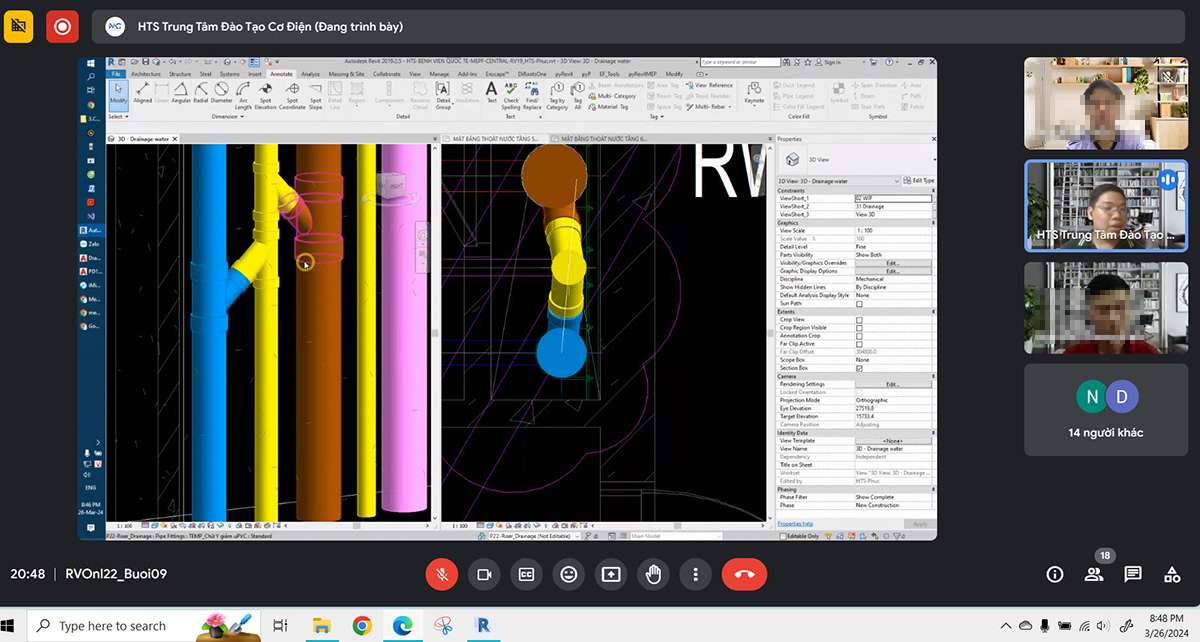 Revit MEP hệ thống CTN