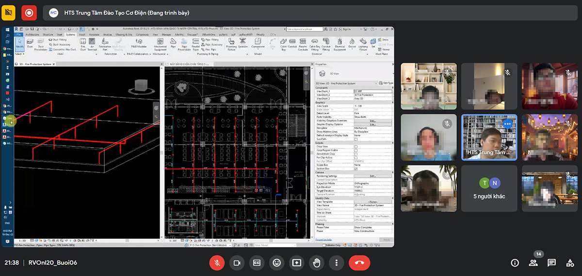 Triển khai Revit hệ thống PCCC