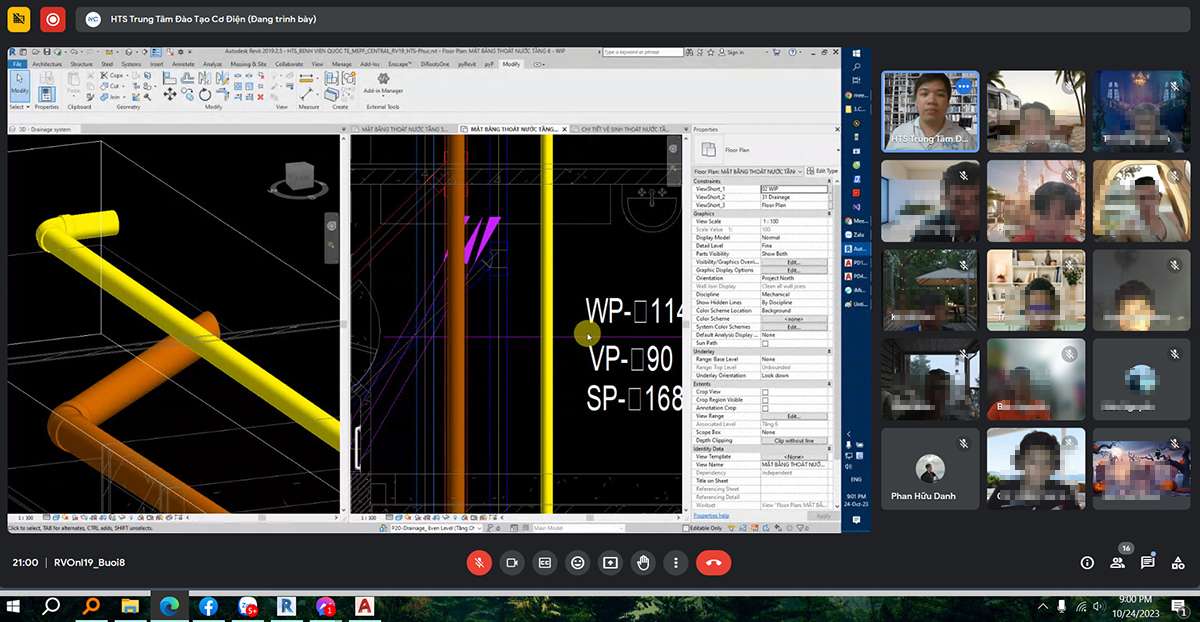 Triển khai hệ thống CTN bằng Revit