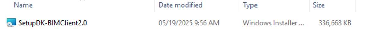 file cài đặt phần mềm DK-BIM