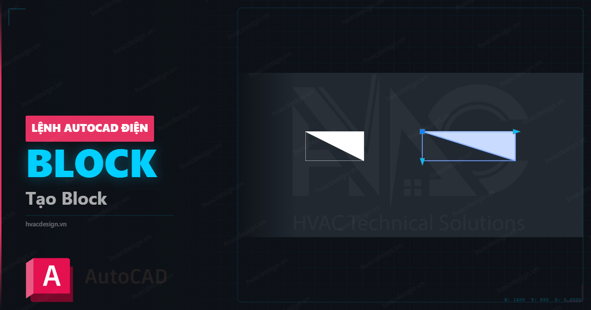 Lệnh BLOCK AutoCAD Electrical – tạo thư viện symbol thiết bị điện tủ điện ổ cắm công tắc đèn